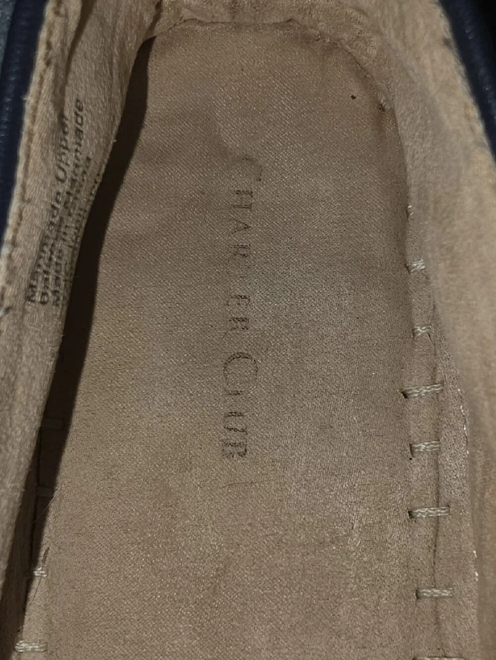 Charter Club Navy and Natural Striped Espadrille Flats